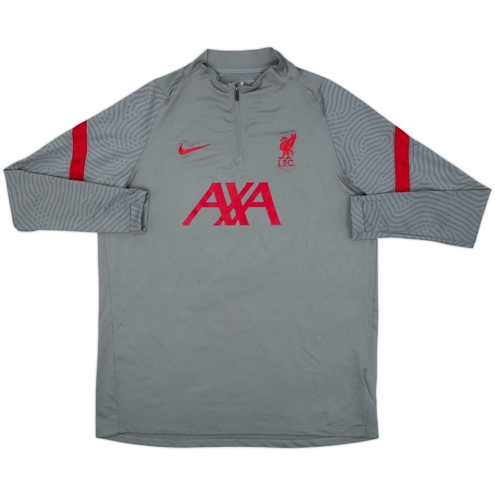 2020-21 Liverpool Nike 1/4 Zip Drill Top - 7/10 - (XL)