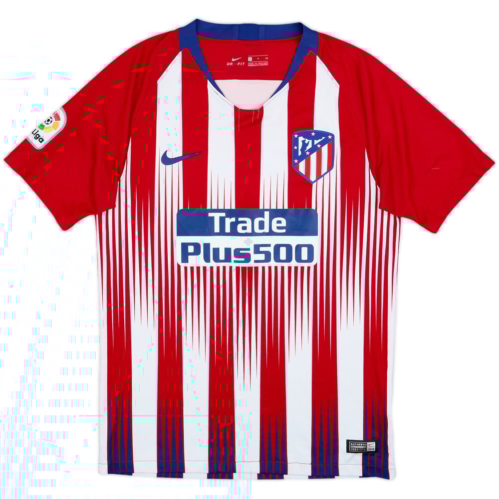 2018-19 Atletico Madrid Home Shirt - 6/10 - (S)