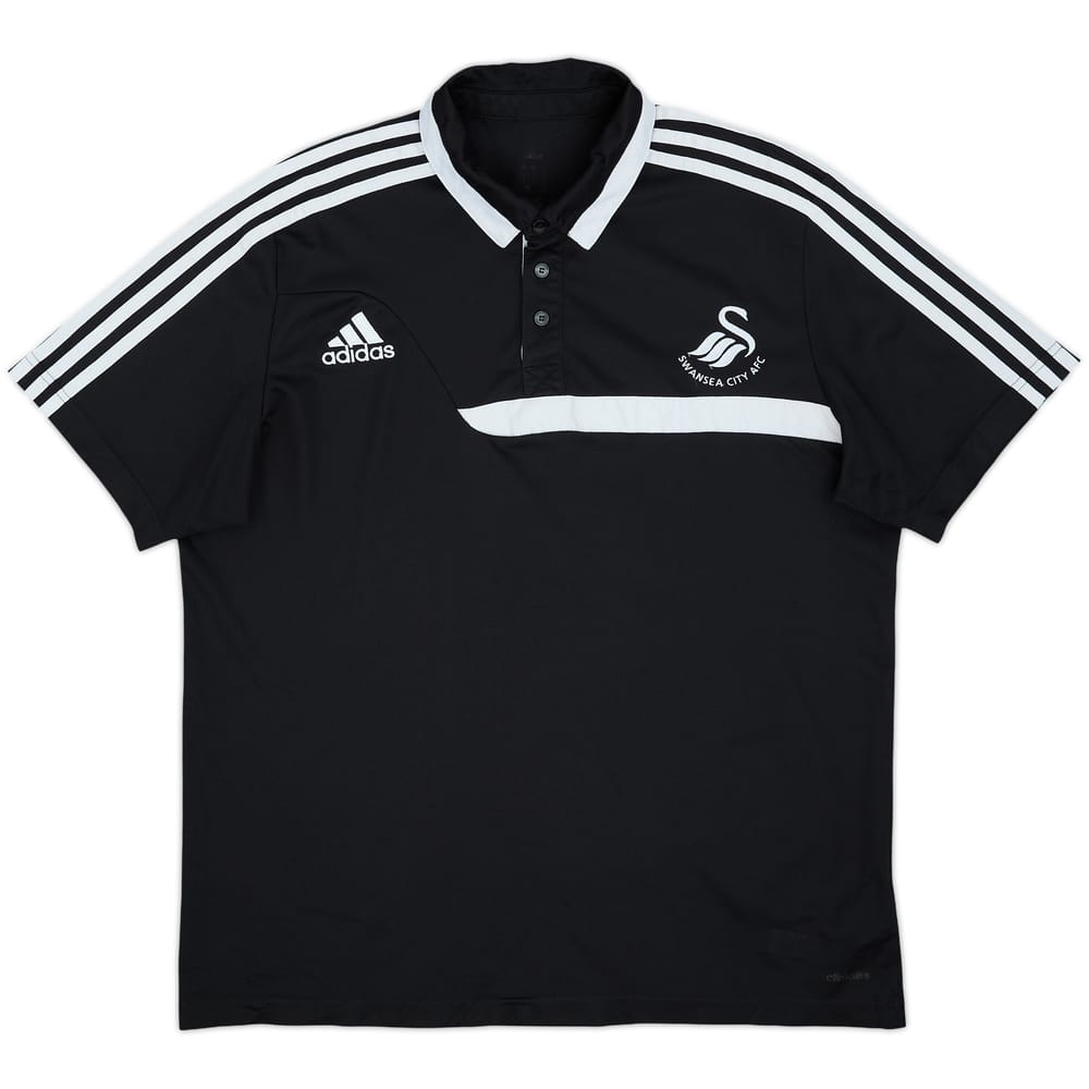 2013-14 Swansea adidas Polo Shirt - 7/10 - (L)