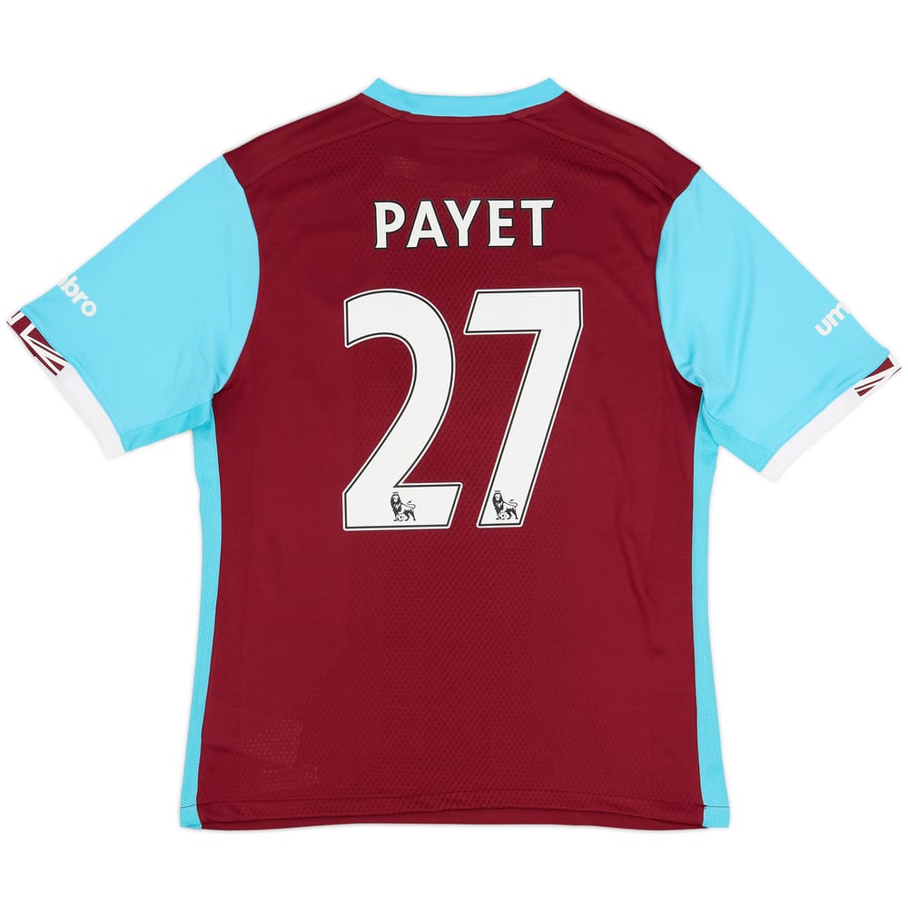 2016-17 West Ham Home Shirt Payet #27 (M)