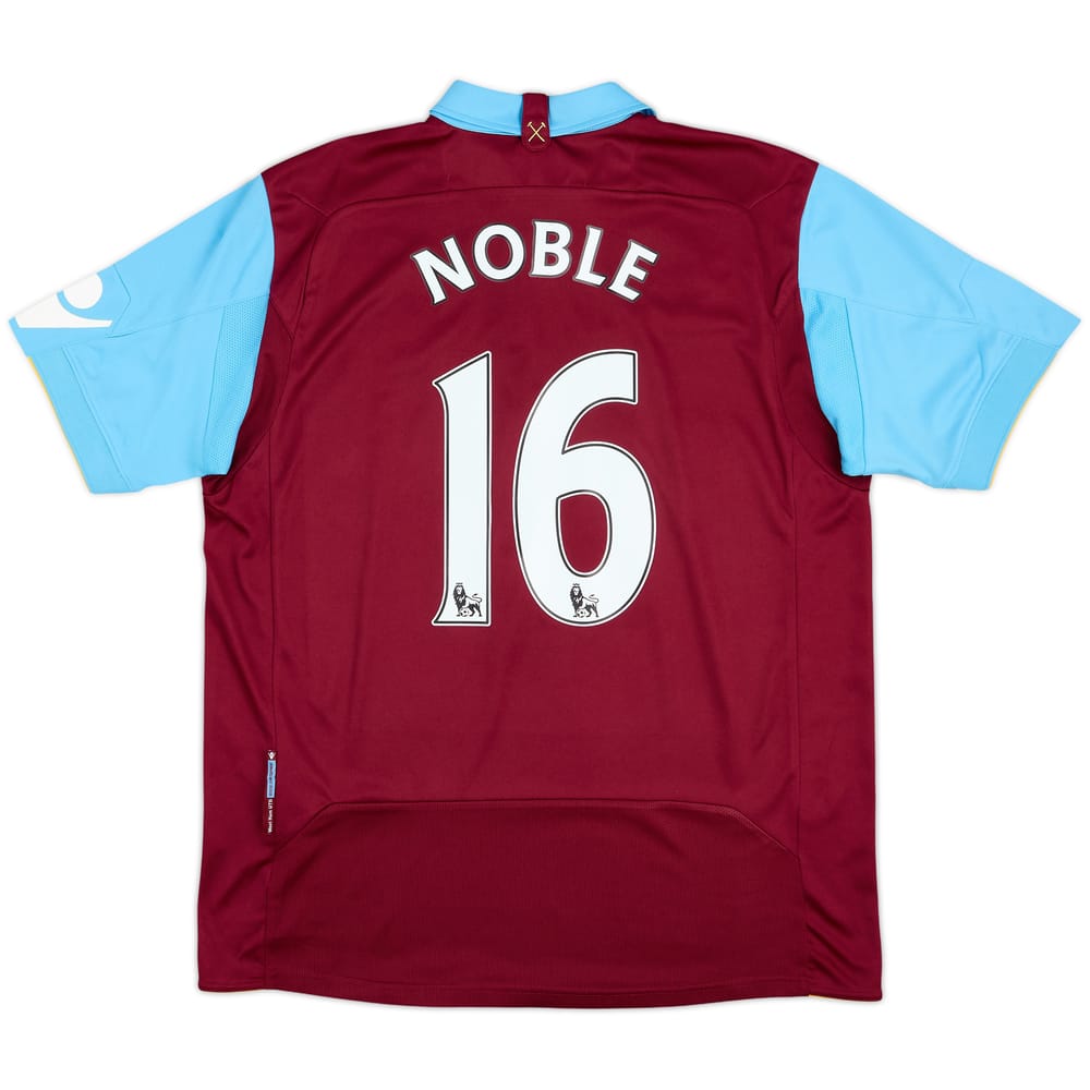 2010-11 West Ham Home Shirt Noble #16 - 9/10 - (M)
