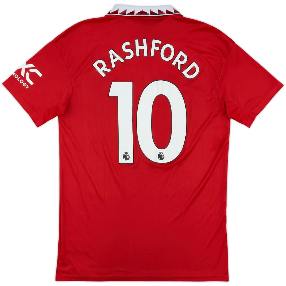2022-23 Manchester United Home Shirt Rashford #10 - 7/10 - (M)