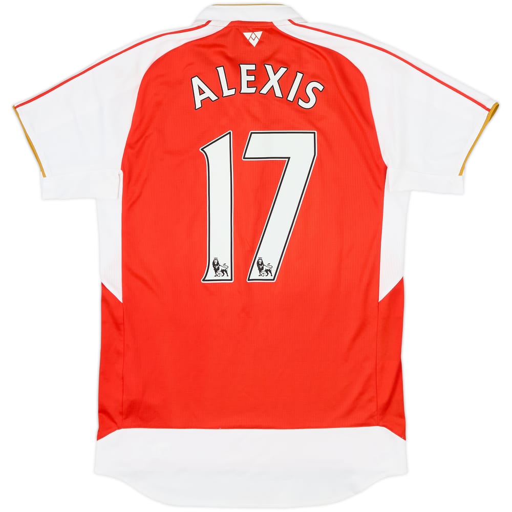 2015-16 Arsenal Home Shirt Alexis #17 - 9/10 - (S)