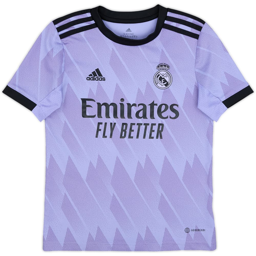 2022-23 Real Madrid Away Shirt - 8/10 - (S.Boys)