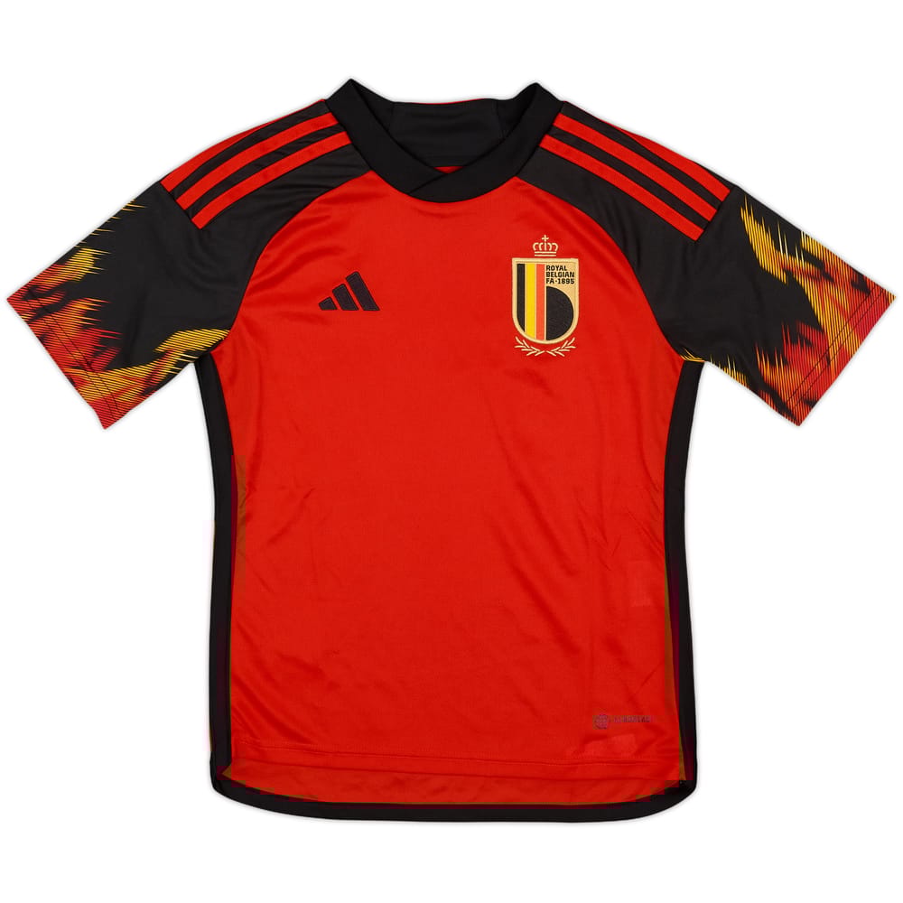2022-23 Belgium Home Shirt - 10/10 - (S.Boys)