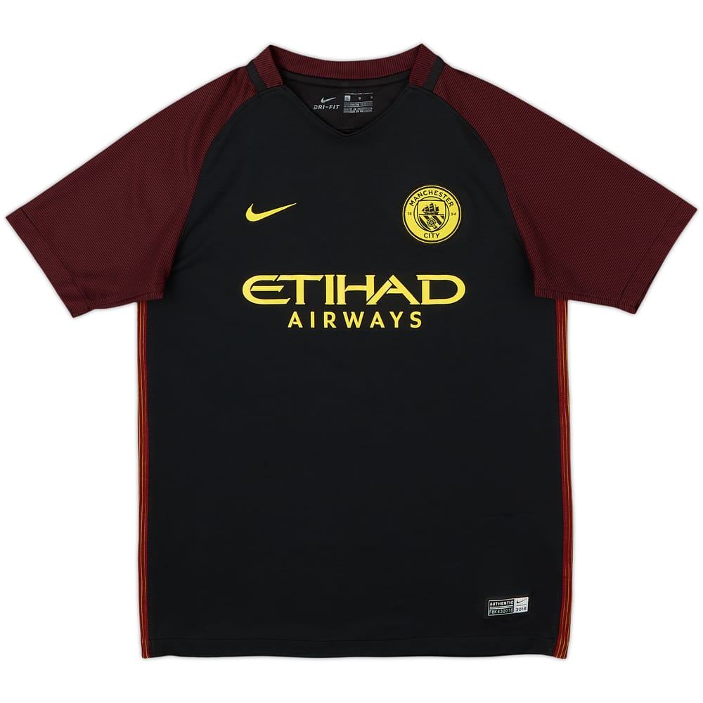 2016-17 Manchester City Away Shirt - 9/10 - (L.Boys)