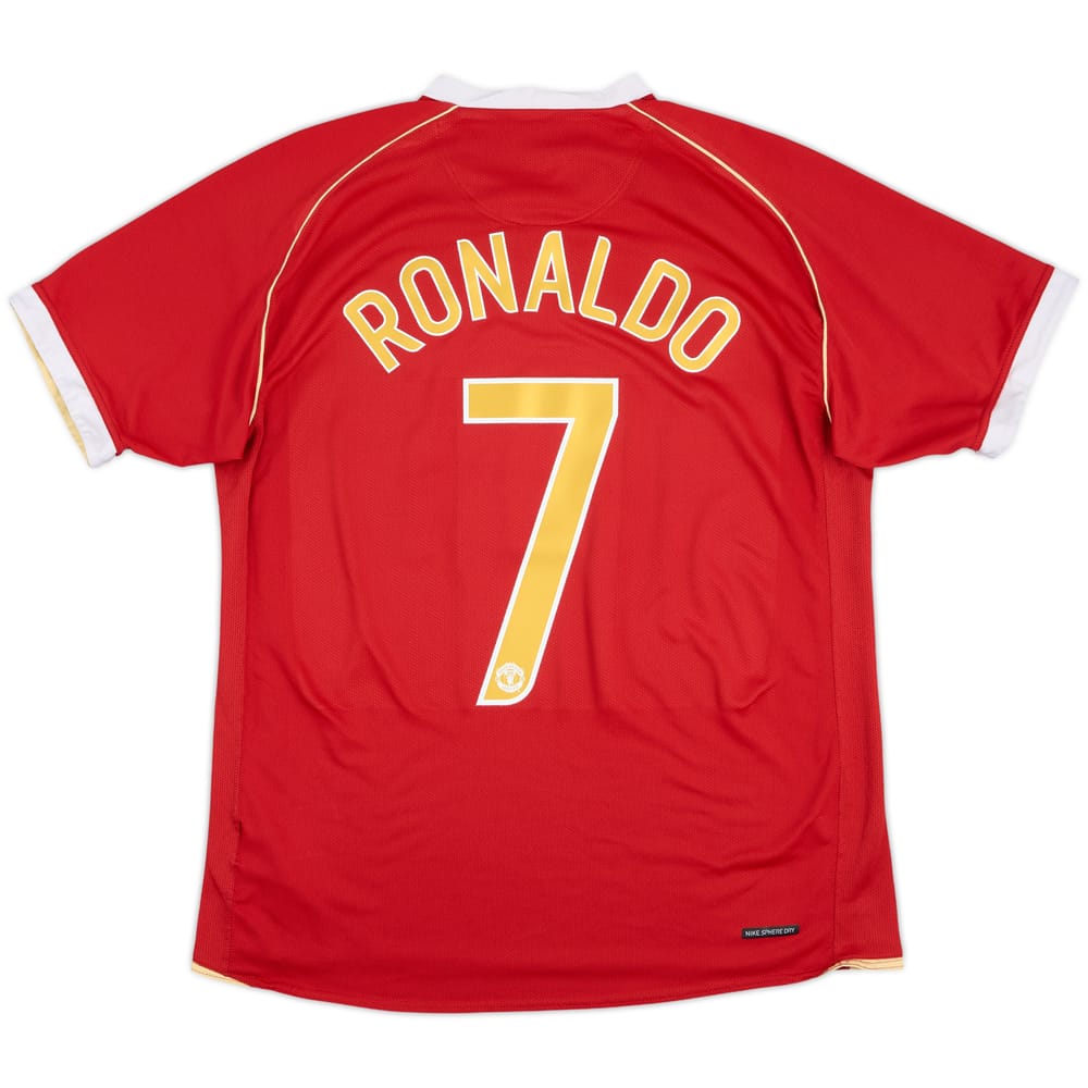 2006-07 Manchester United Home Shirt Ronaldo #7 - 5/10 - (L)