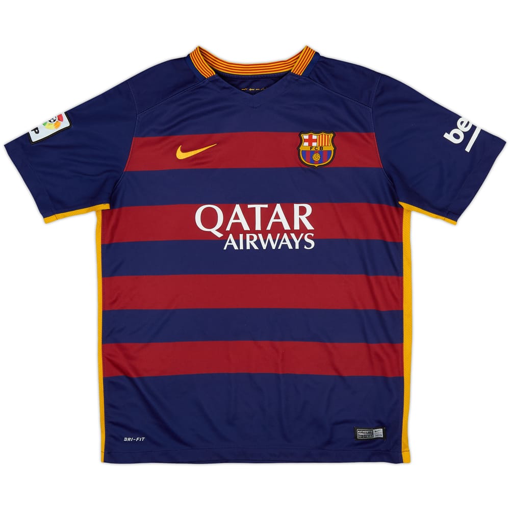 2015-16 Barcelona Home Shirt - 8/10 - (XL.Boys)