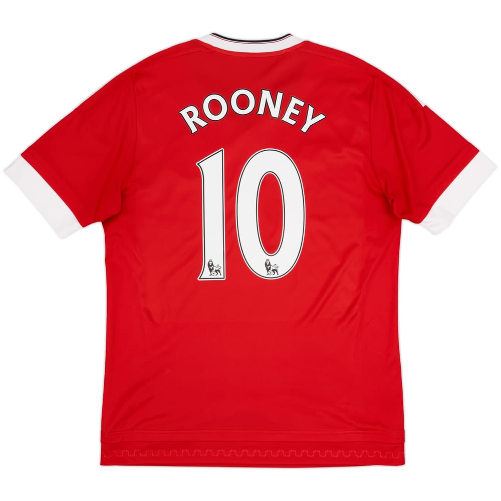 2015-16 Manchester United Home Shirt Rooney #10 - 6/10 - (M)