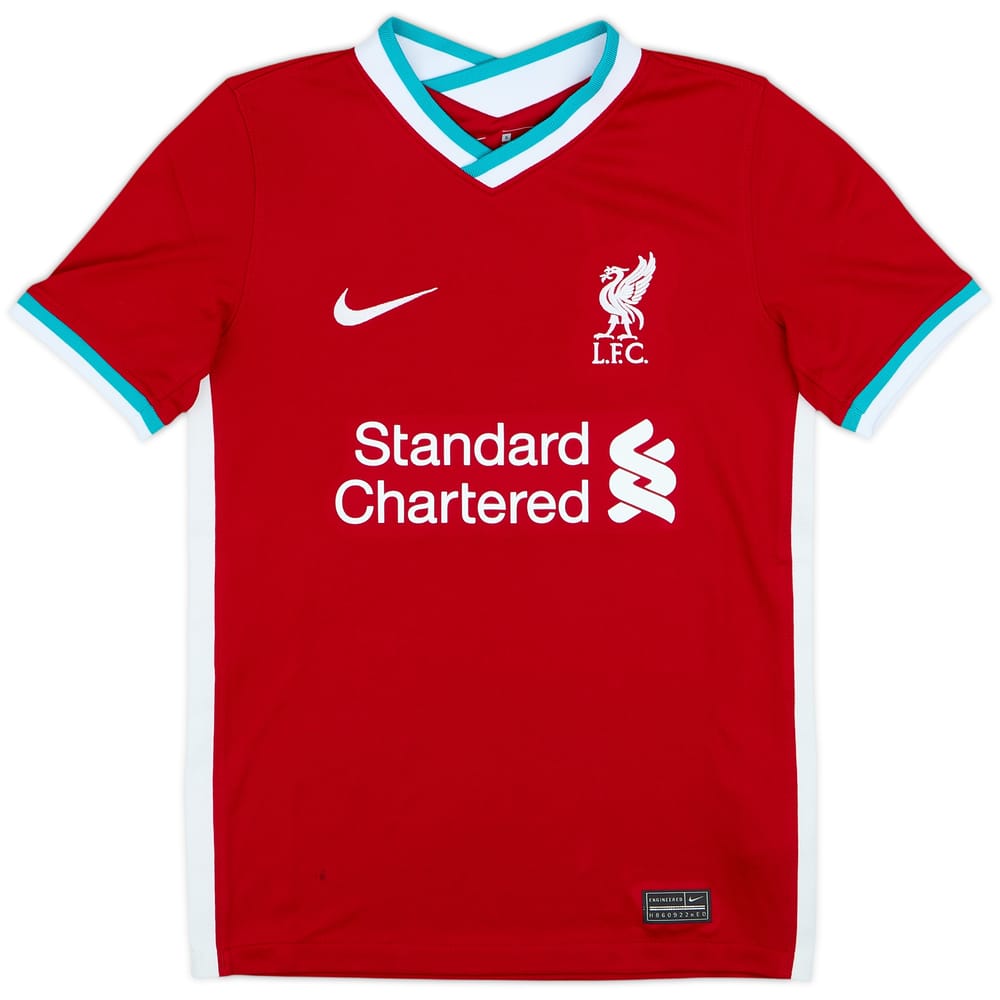 2020-21 Liverpool Home Shirt - 7/10 - (S.Boys)