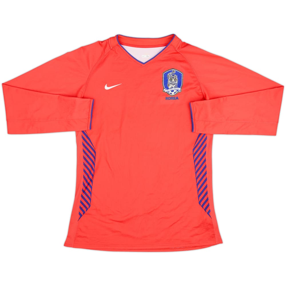 2006-08 South Korea Home L/S Shirt - 5/10 - (XL)