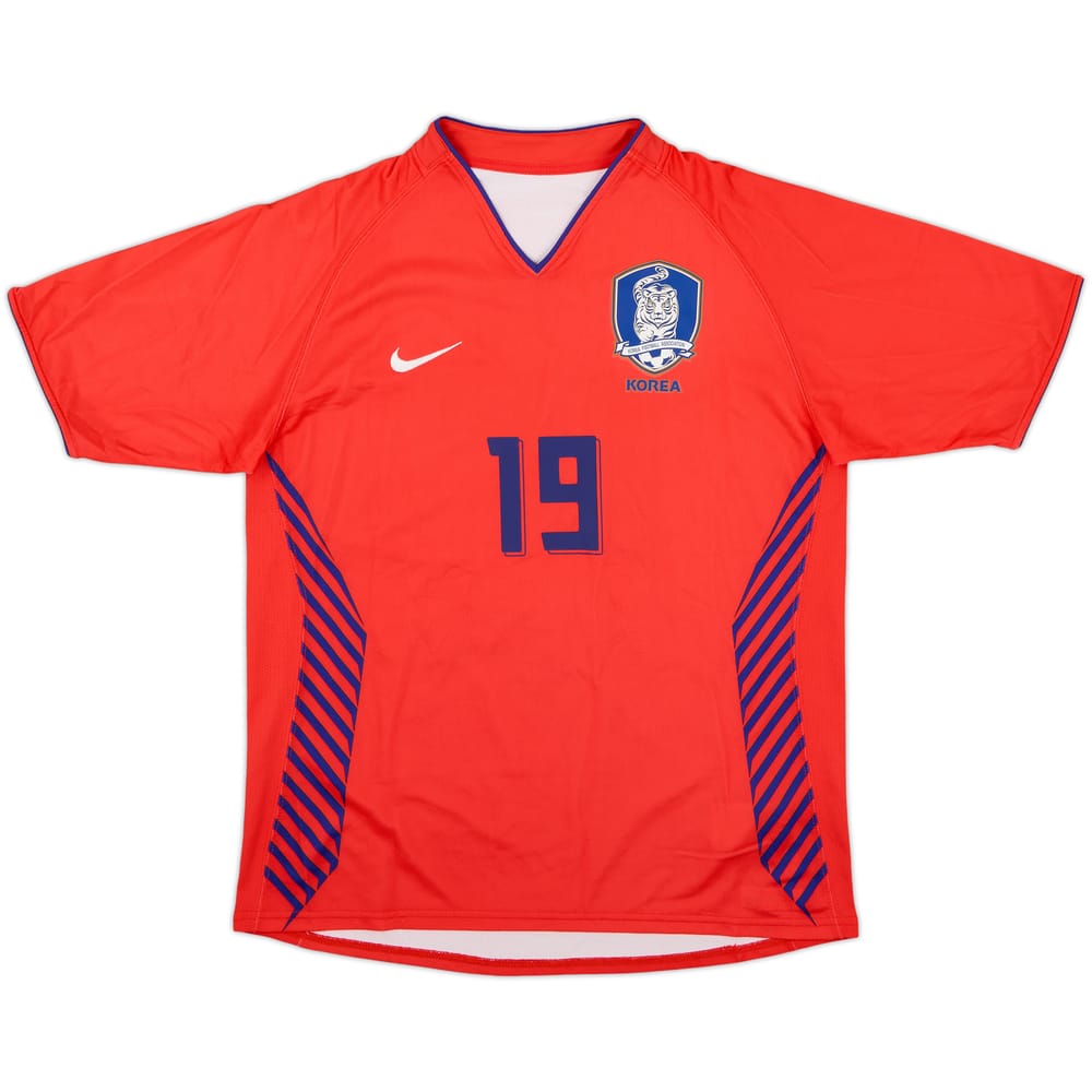 2006-08 South Korea Home Shirt #19 - 8/10 - (M)