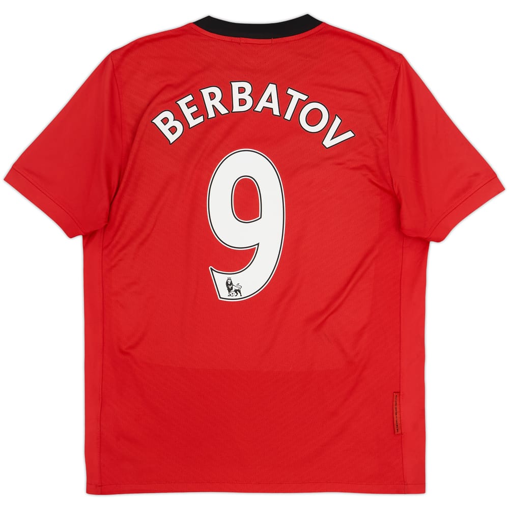 2009-10 Manchester United Home Shirt Berbatov #9 - 6/10 - (M)