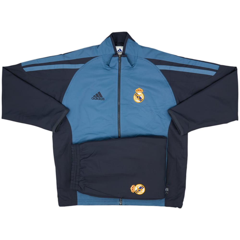 2001-02 Real Madrid adidas Tracksuit - 8/10 - (M)