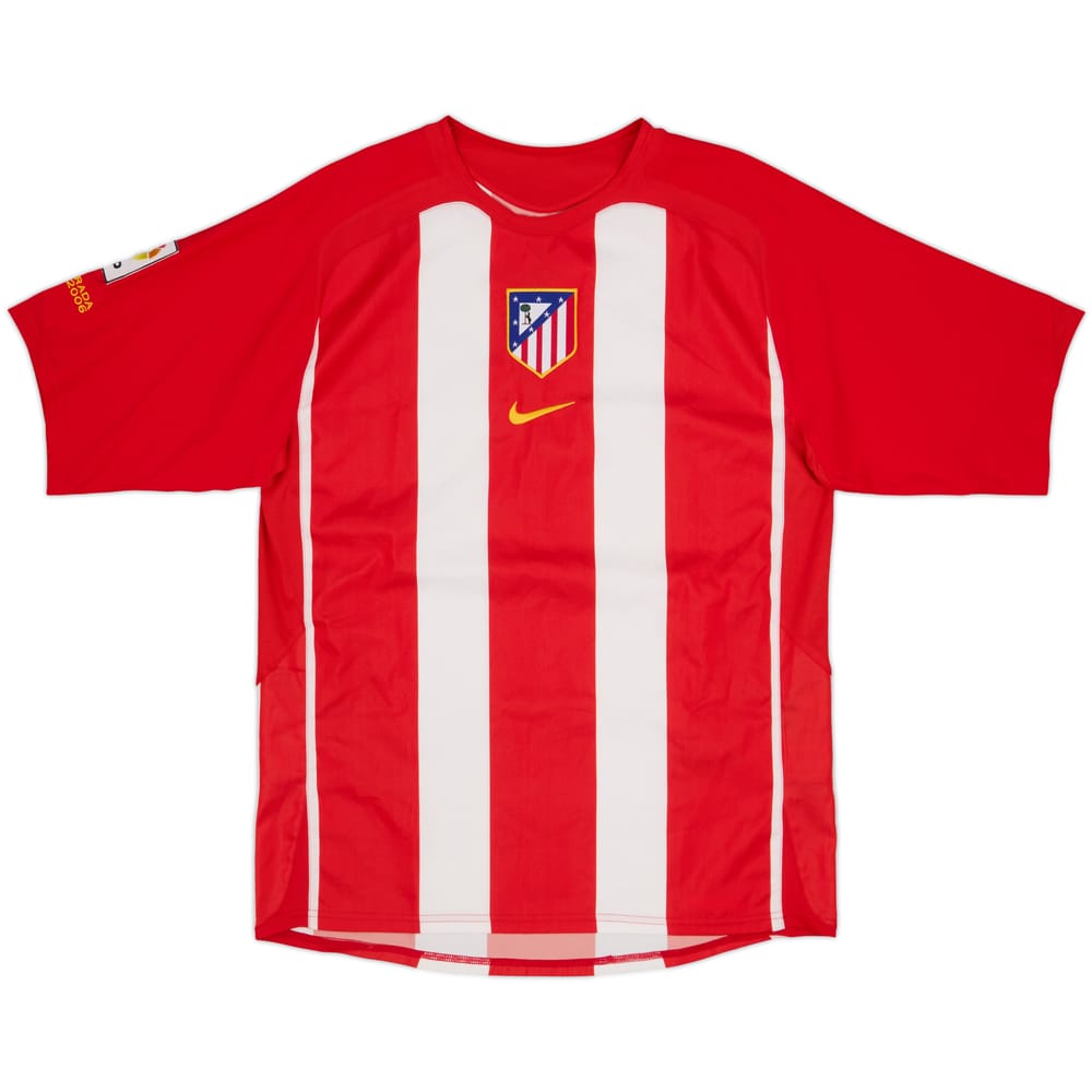 2005-06 Atletico Madrid Home Shirt - 9/10 - (M)