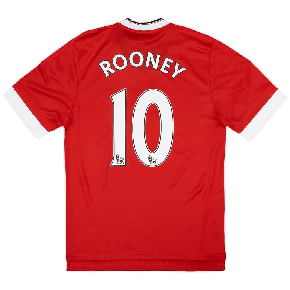 2015-16 Manchester United Player Issue Home Shirt Rooney #10 (M)