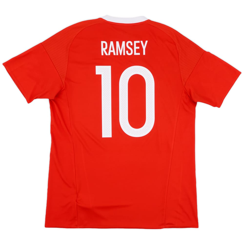 2016-17 Wales Home Shirt Ramsey #10 - 9/10 - (L)