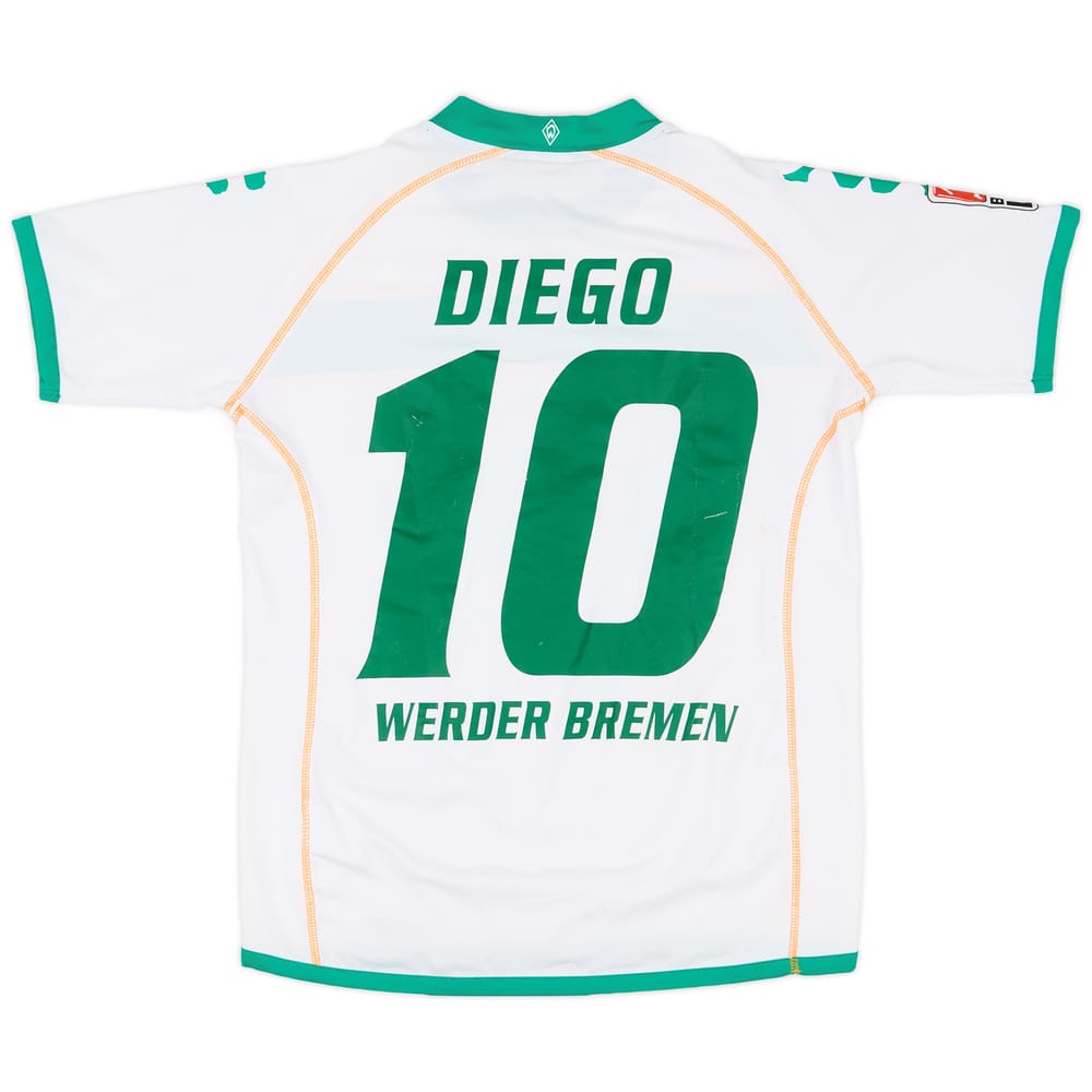 2008-09 Werder Bremen Home Shirt Diego #10 - 7/10 - (YXXL)