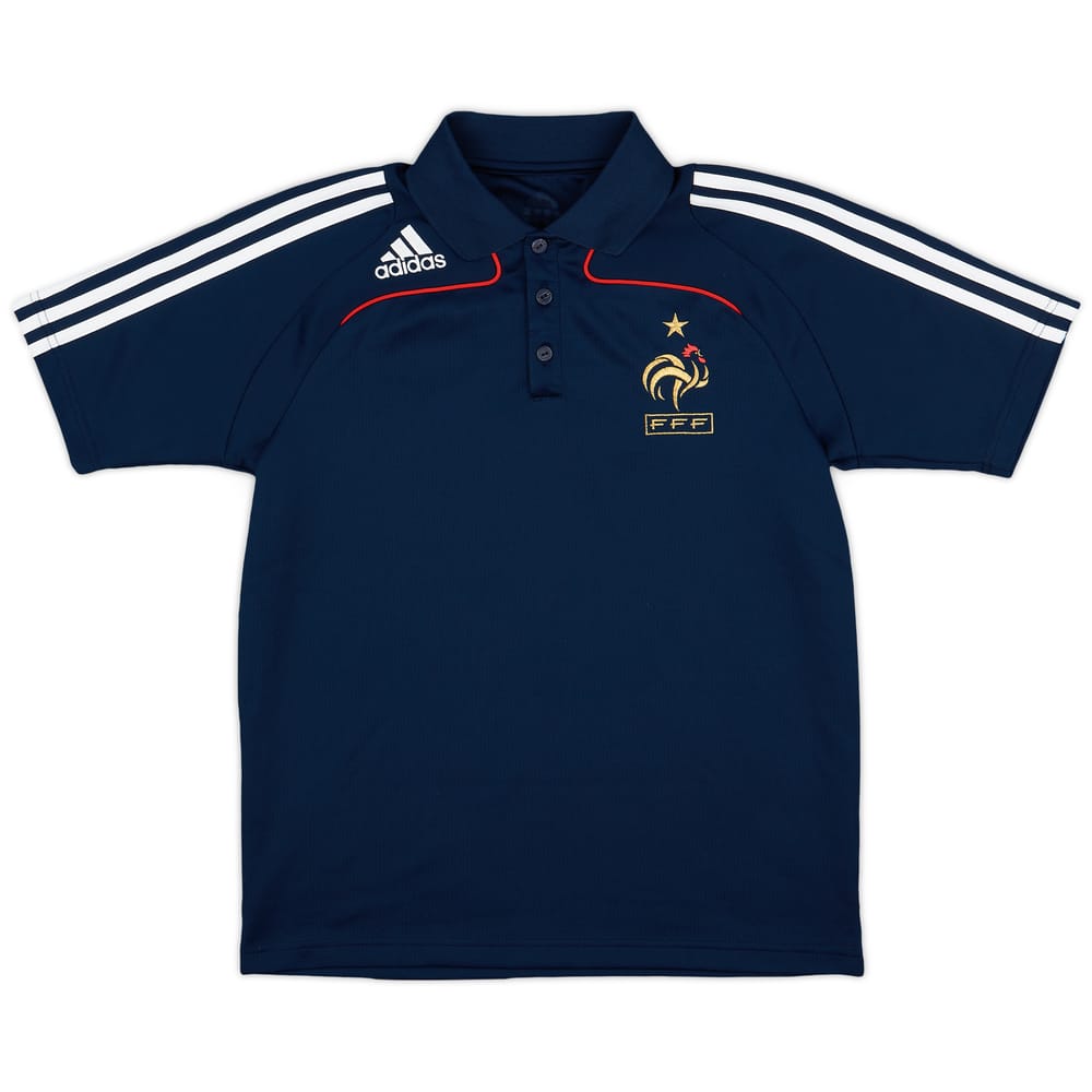 2008-09 France adidas Polo Shirt - 8/10 - (M)