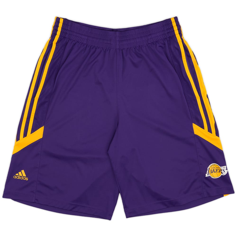 2009-10 LA Lakers adidas Training Shorts - 5/10 - (M)