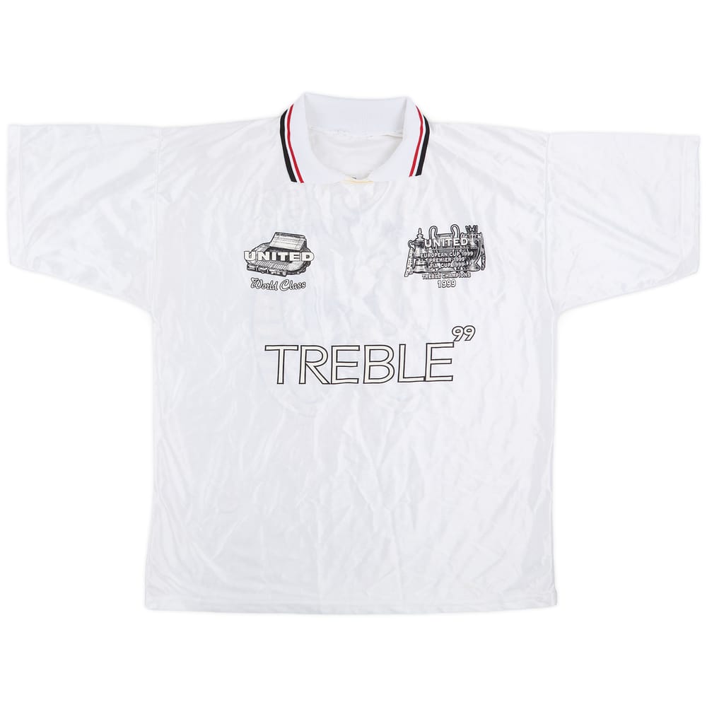 1998-99 Manchester United 'Treble Winners' Leisure Shirt - 8/10 - (XL)