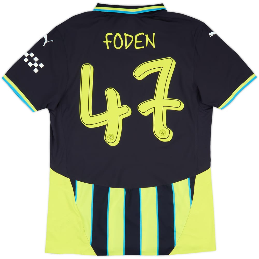 2024-25 Manchester City Authentic Away Shirt Foden #47