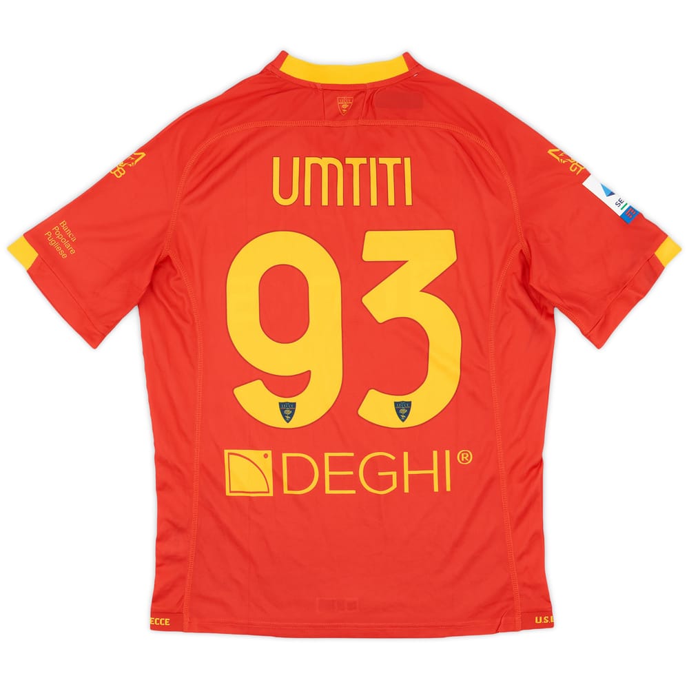 2022-23 Lecce Third Shirt Umtiti #93 - 9/10 - (M)