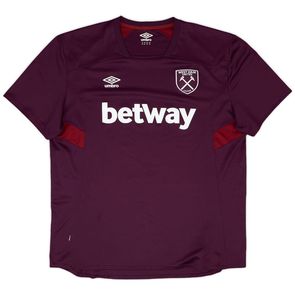 2018-19 West Ham Umbro Training Shirt - 8/10 - (3XL)