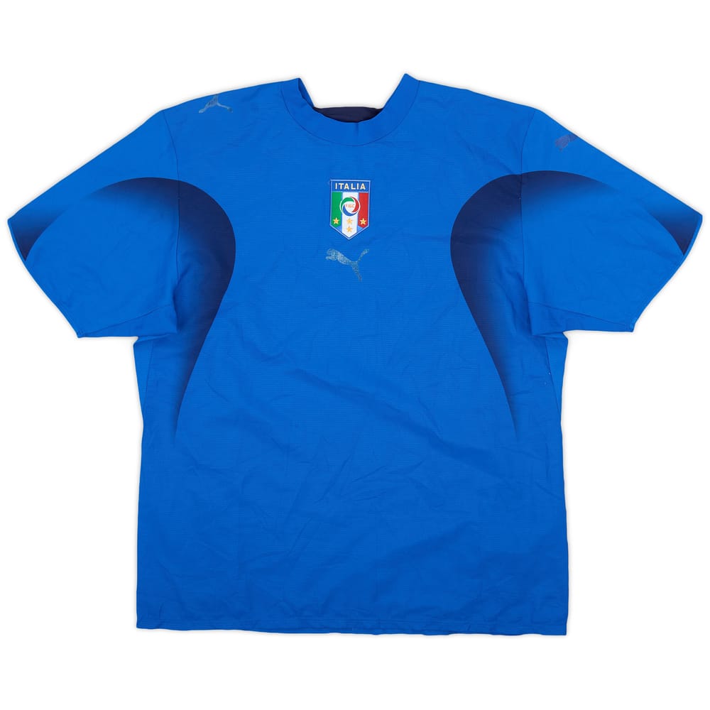 2006 Italy Home Shirt - 3/10 - (L)