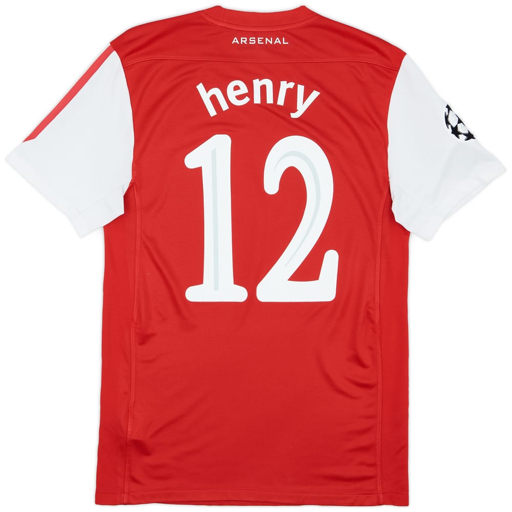 2011-12 Arsenal Home Shirt Henry #12 - 6/10 - (S)