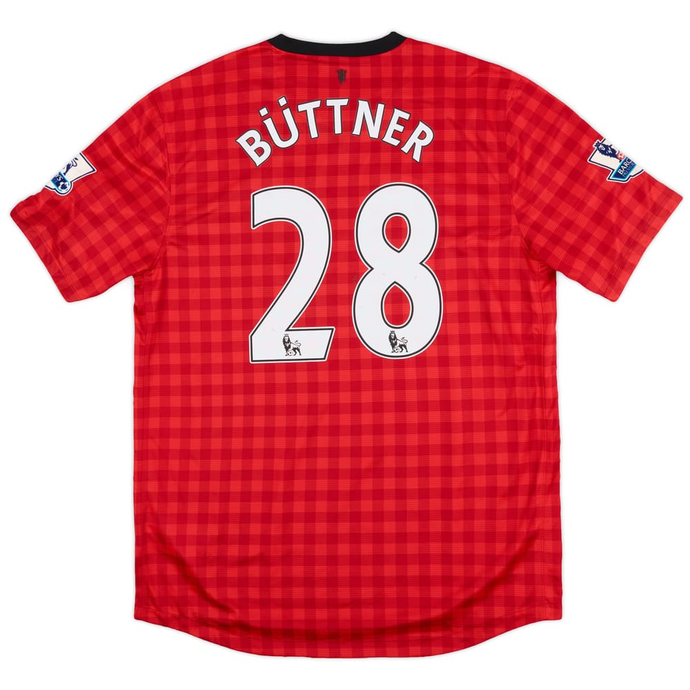 2012-13 Manchester United Home Shirt Buttner #28 - 7/10 - (L)