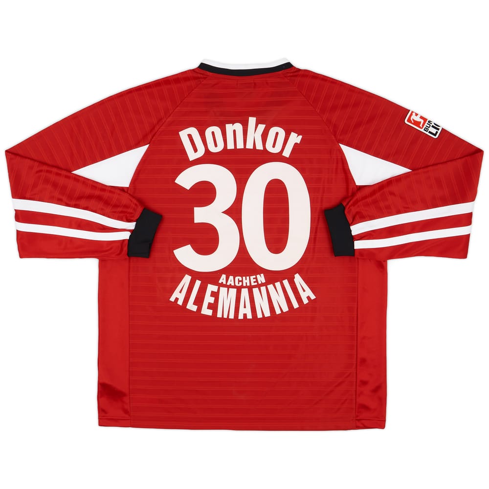 2002-03 Alemannia Aachen Match Issue Away Shirt Donkor #30