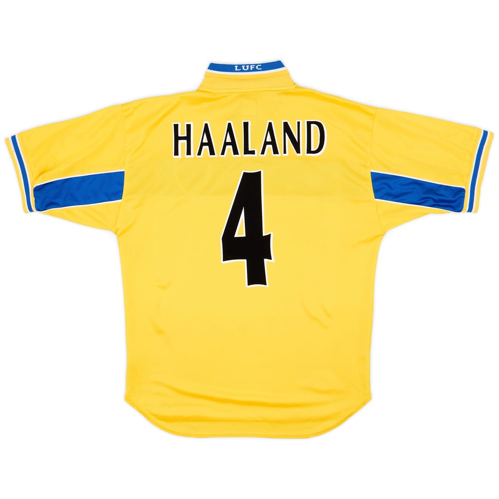 1999-00 Leeds United Third Shirt Haaland #4 - 8/10 - (M)