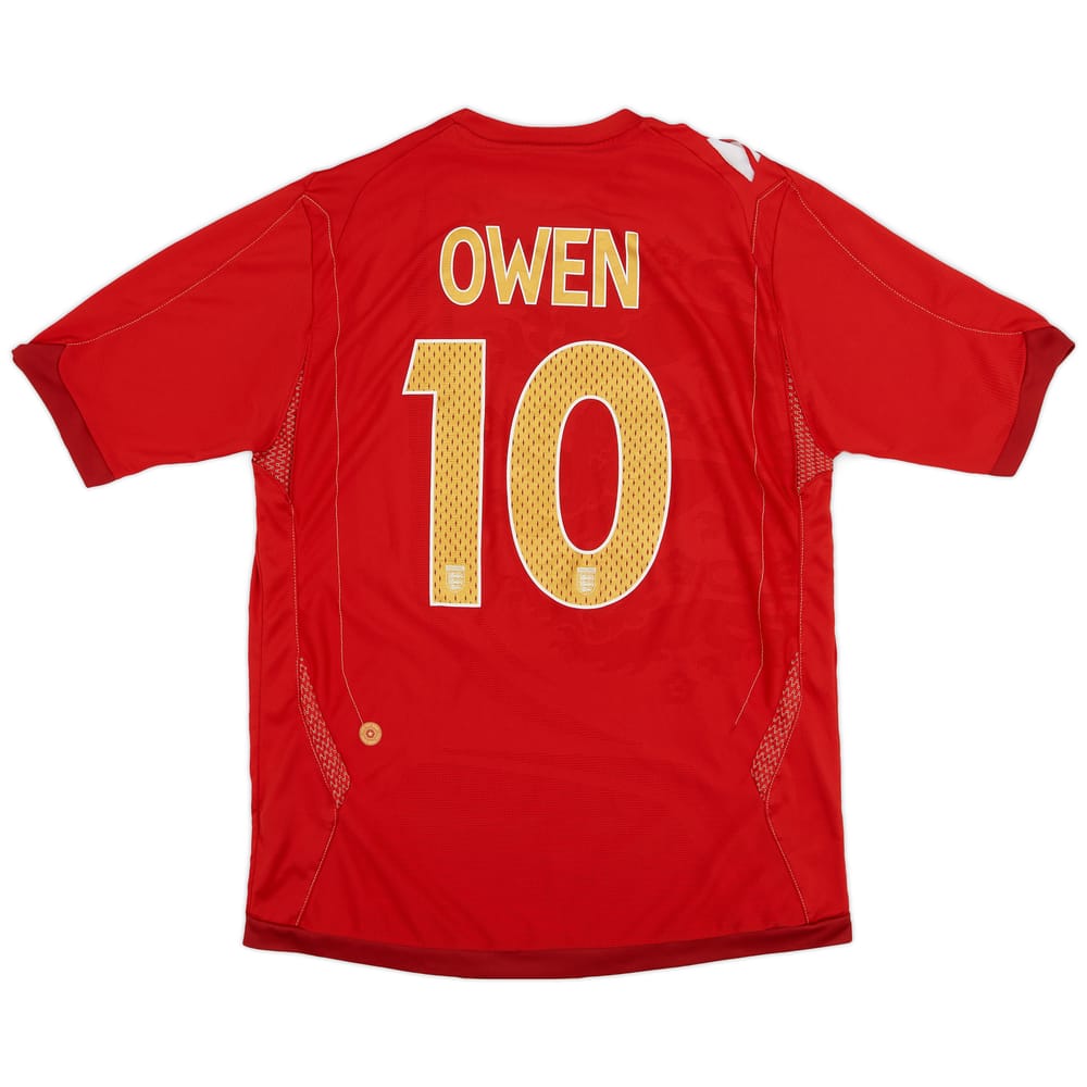 2006-08 England Away Shirt Owen #10 - 8/10 - (M)