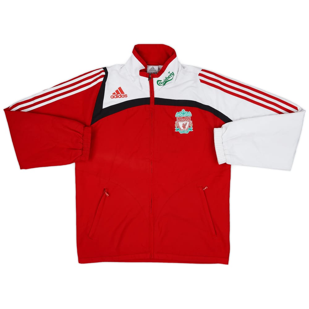 2007-08 Liverpool adidas Track Jacket - 7/10 - (S)
