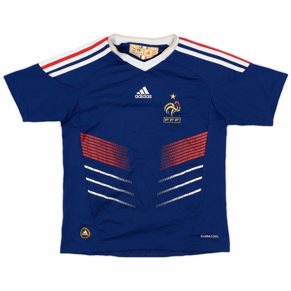 2009-10 France Home Shirt - 9/10 - (S.Boys)