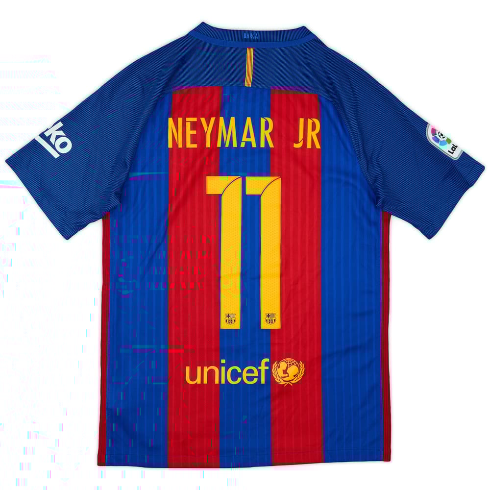 2016-17 Barcelona Home Shirt Neymar Jr #11 - 10/10 - (S)