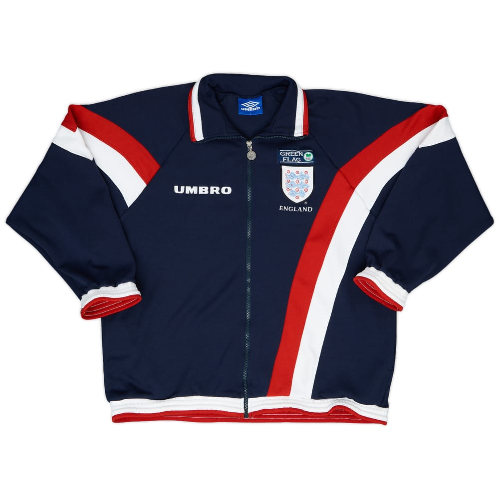 1998-00 England Umbro Track Jacket - 8/10 - (L)