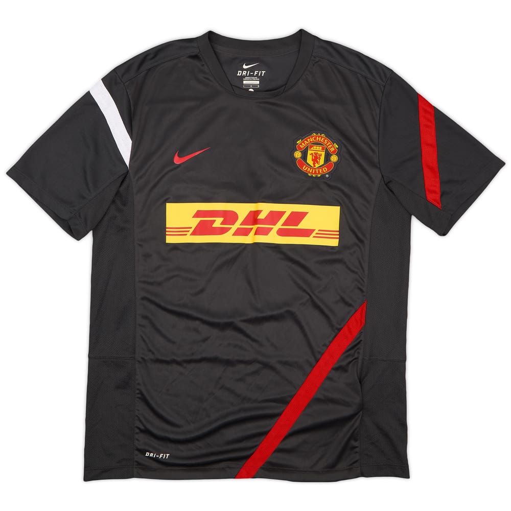 2012-13 Manchester United Nike Training Shirt - 8/10 - (L)