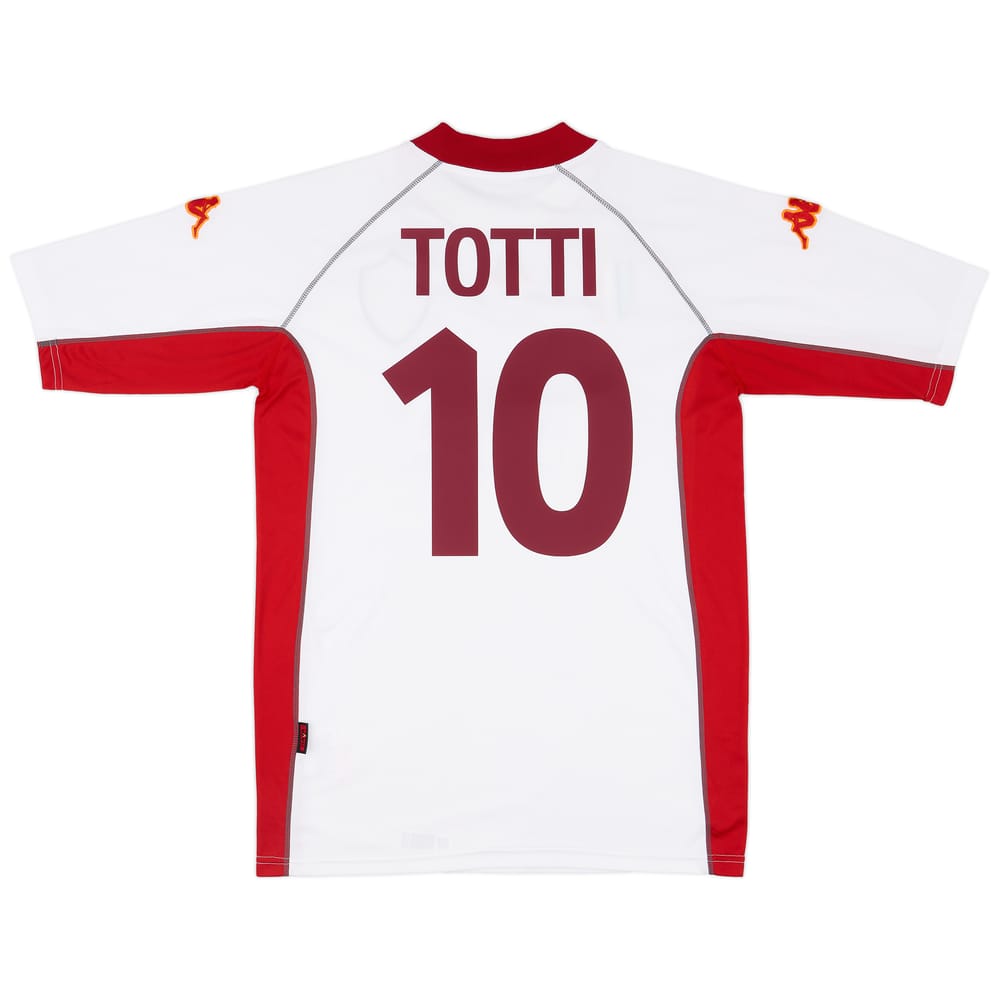 2001-02 Roma Away Shirt Totti #10 - 9/10 - (M)