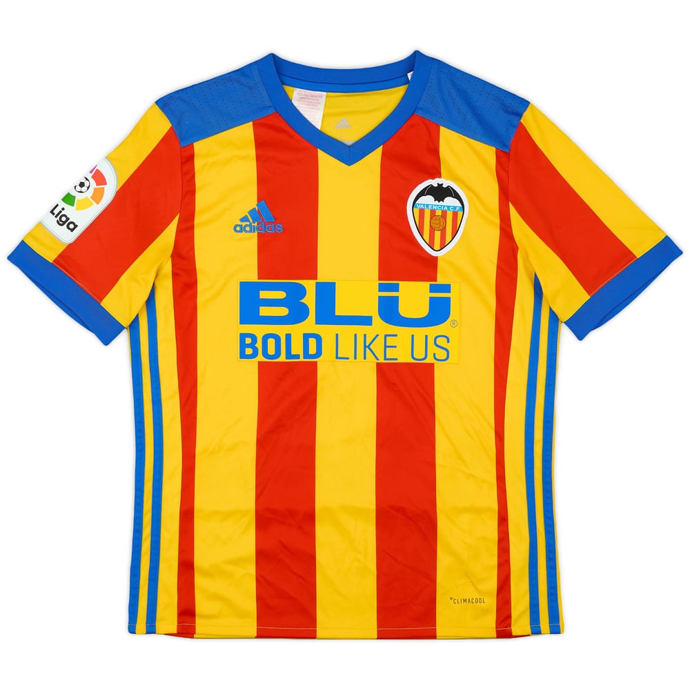 2017-18 Valencia Away Shirt - 8/10 - (L.Boys)