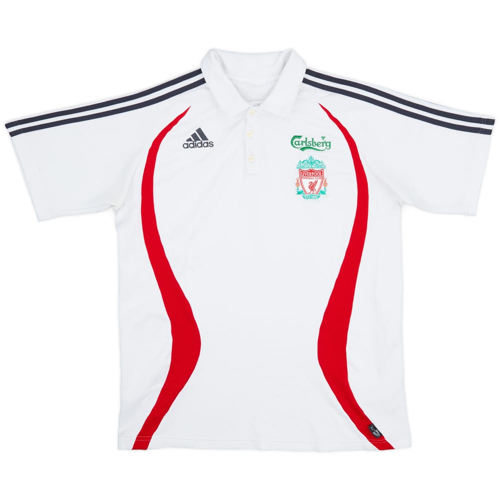 2006-07 Liverpool adidas Polo Shirt - 9/10 - (L)