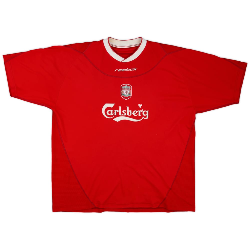 2002-04 Liverpool Home Shirt - 5/10 - (XXL)