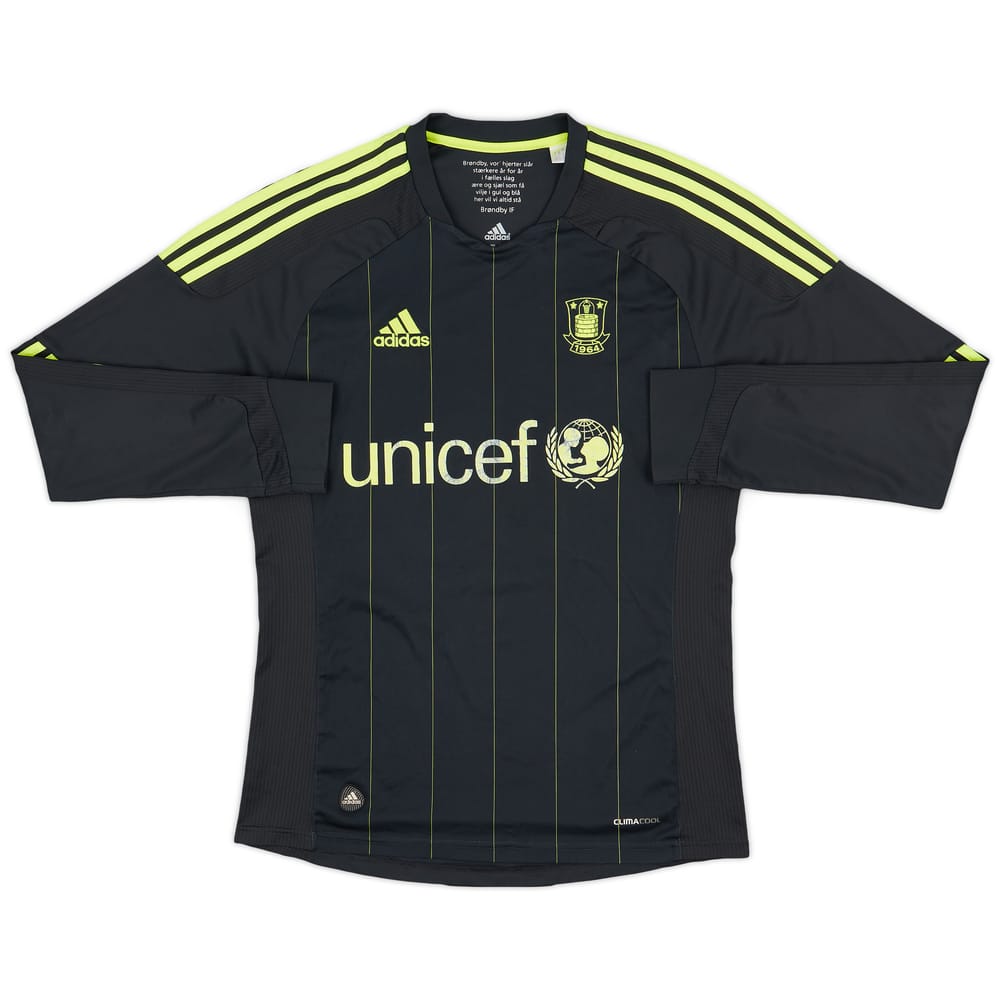 2011-12 Brondby Away L/S Shirt - 6/10 - (S)