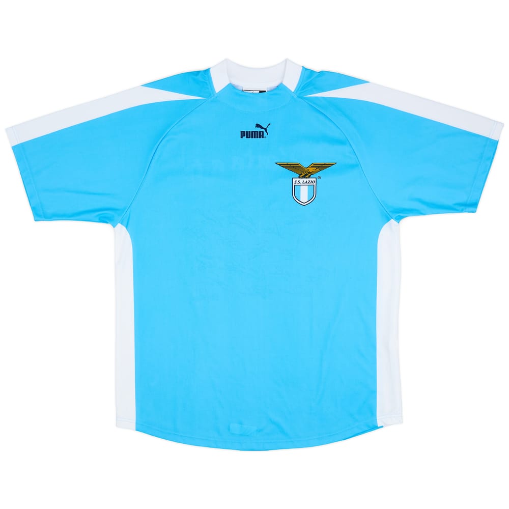 2003-04 Lazio 'Signed' Basic Home Shirt - 9/10 - (L)