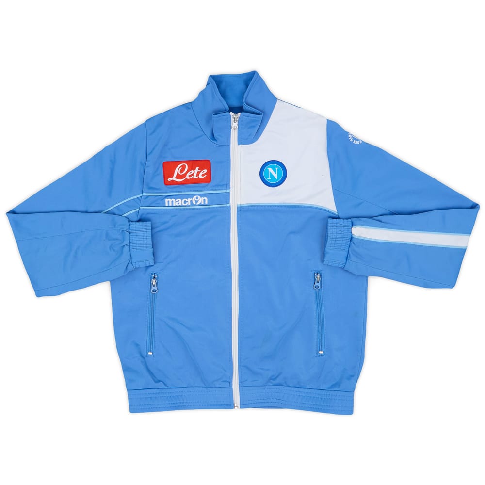 2011-12 Napoli Macron Track Jacket - 7/10 - (M.Boys)