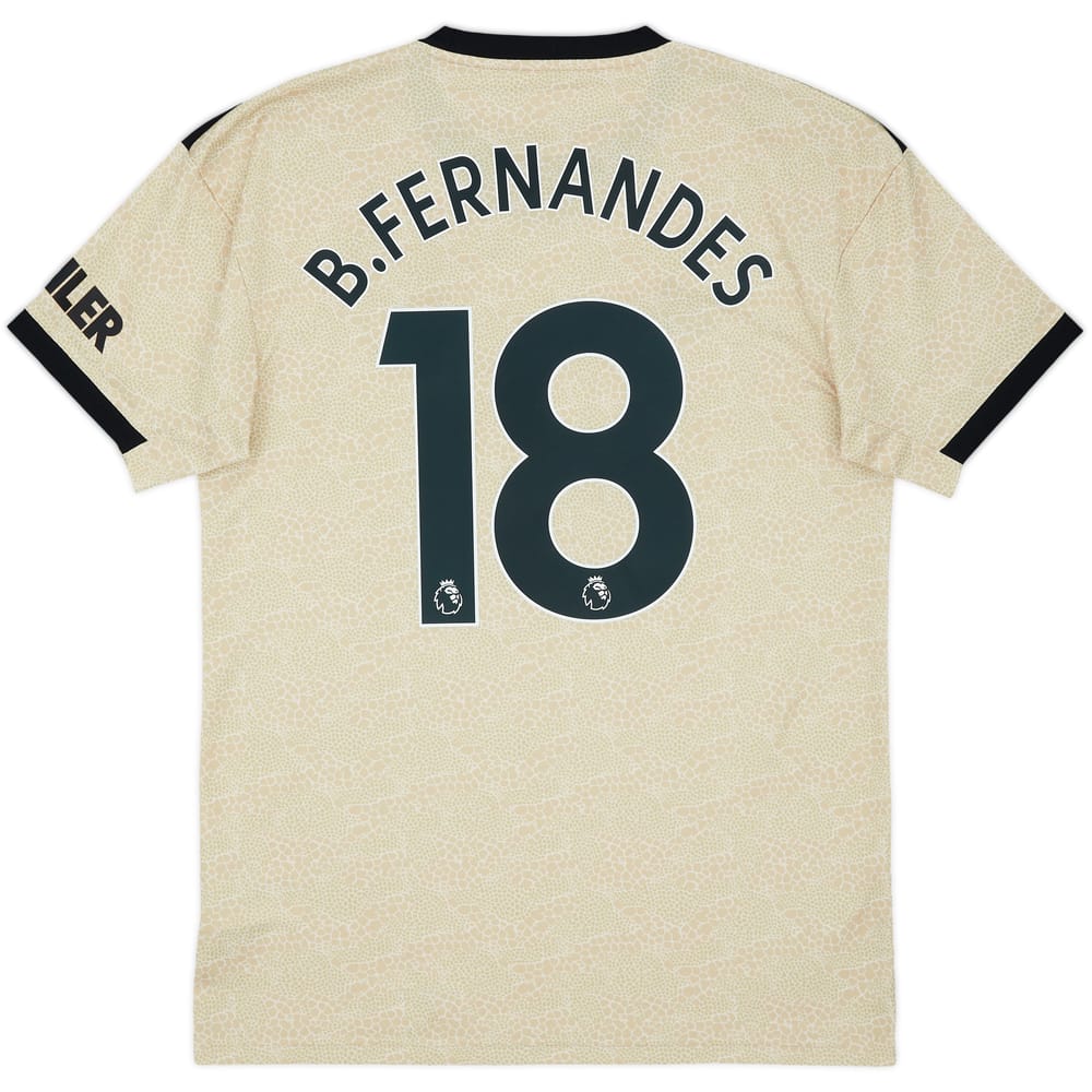 2019-20 Manchester United Away Shirt B.Fernandes #18 - 10/10 - (M)