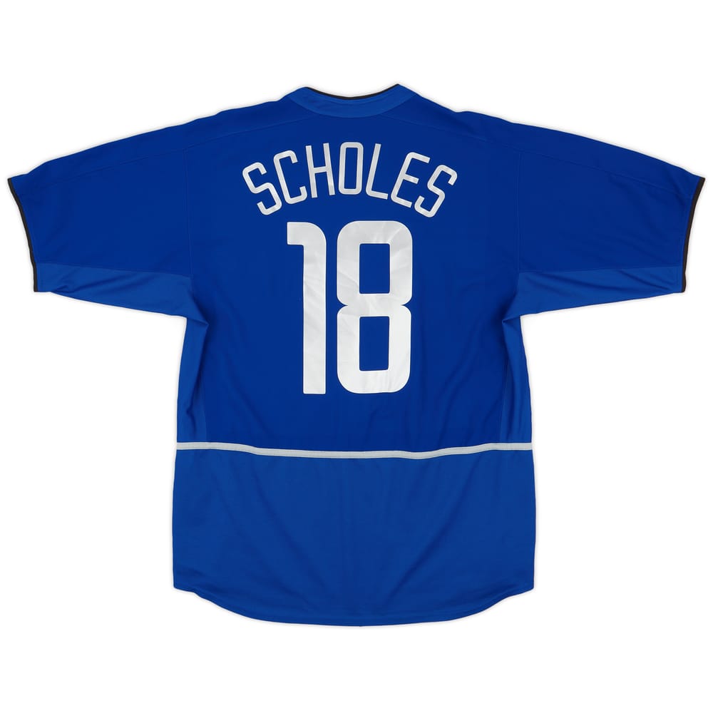 2002-03 Manchester United Third Shirt Scholes #18 - 5/10 - (L)