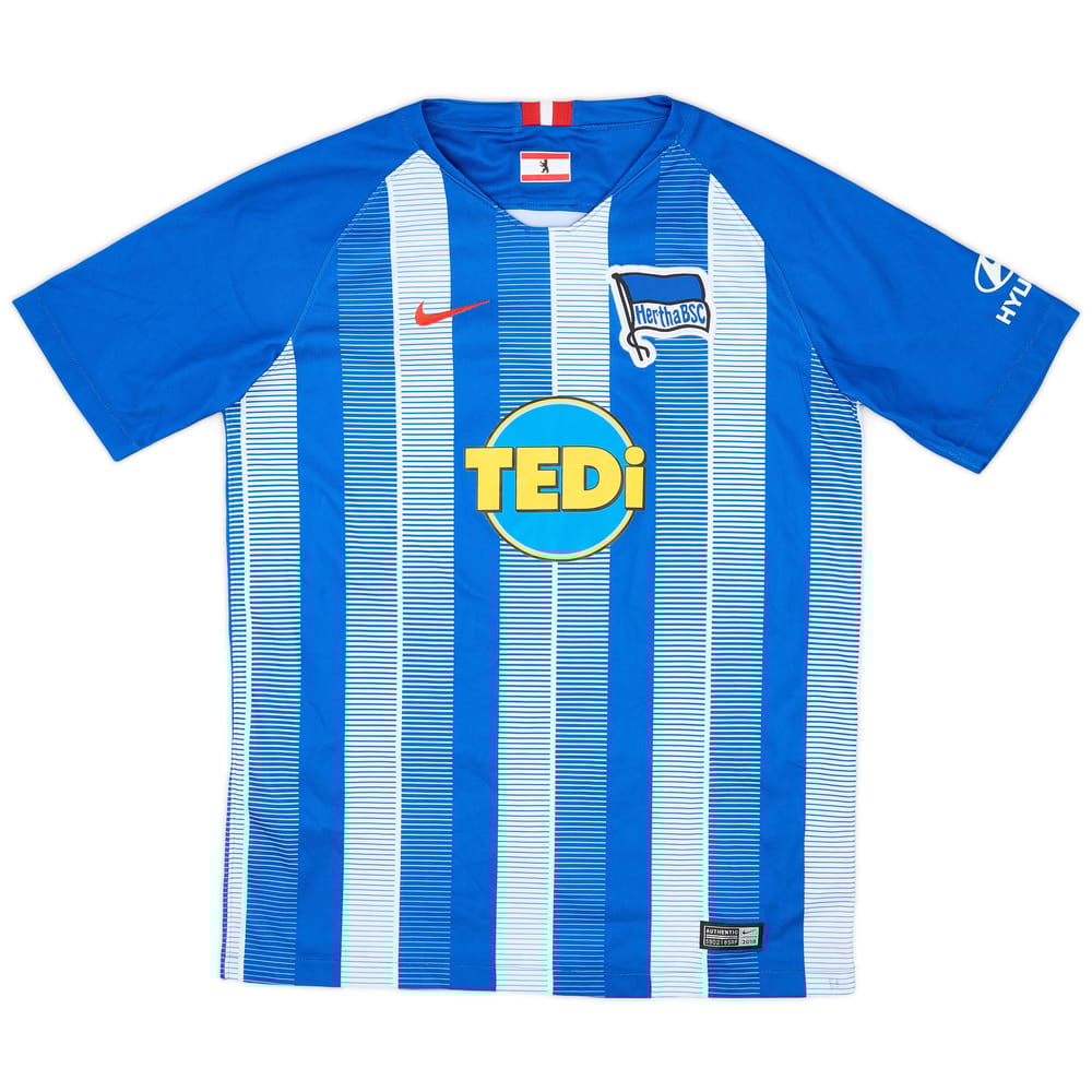 2018-19 Hertha Berlin Home Shirt - 10/10 - (XL.Boys)
