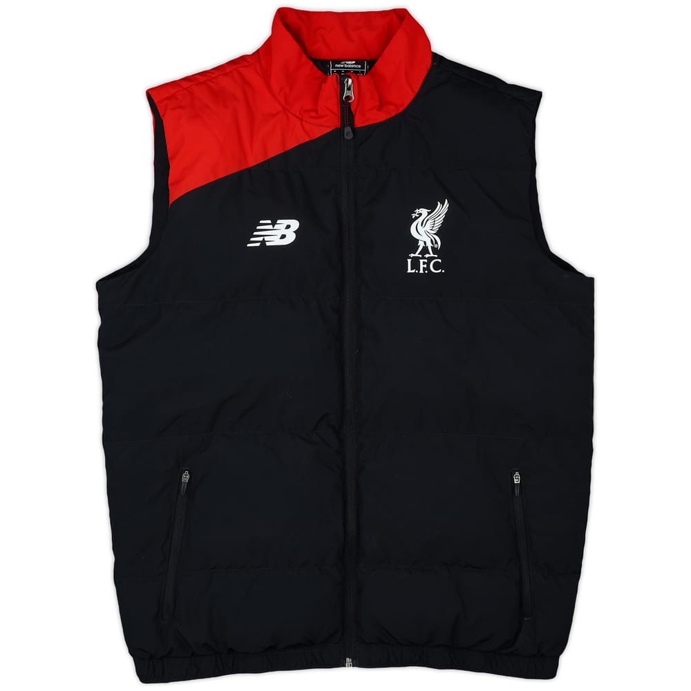 2015-16 Liverpool New Balance Padded Gilet - 6/10 - (M)